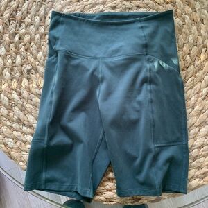Girlfriend Collective Moss Green Bike Shorts